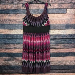 Pink and Purple Chevron Dress